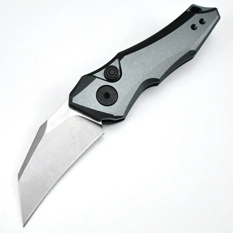 Outdoor folding pocket knife in black, grey or green with 150mm length