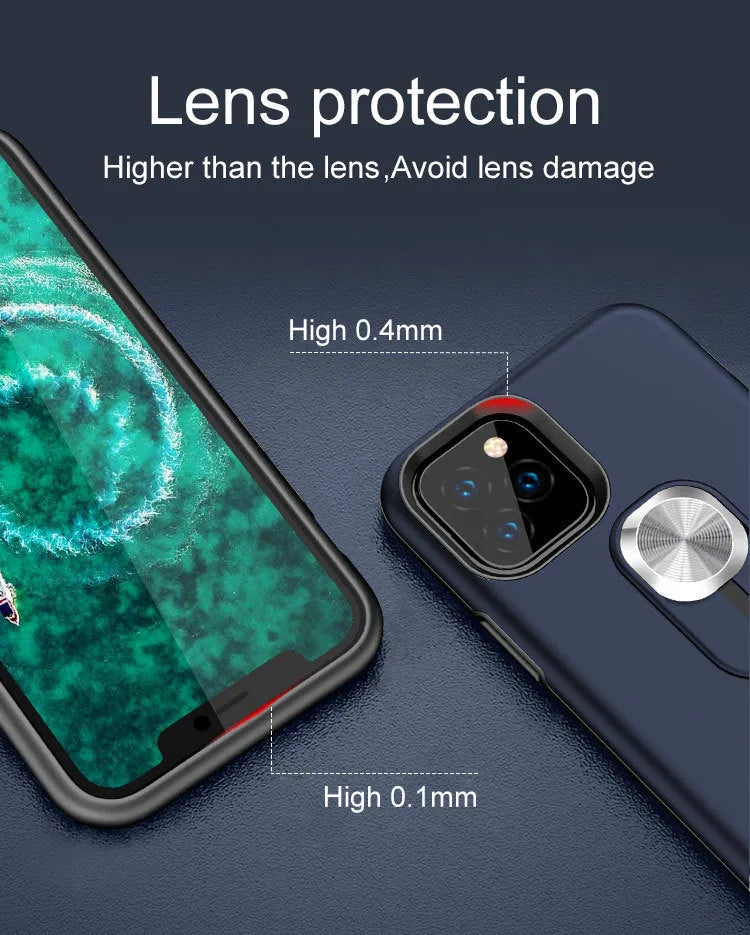 Floot luxury fashion phone case for Apple iPhone models with shockproof protection in black
