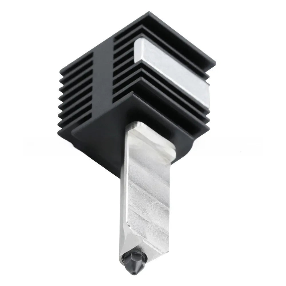 Bambu Lab A1 Mini 3D printer hardened steel hot end nozzle assembly with silicone sleeve