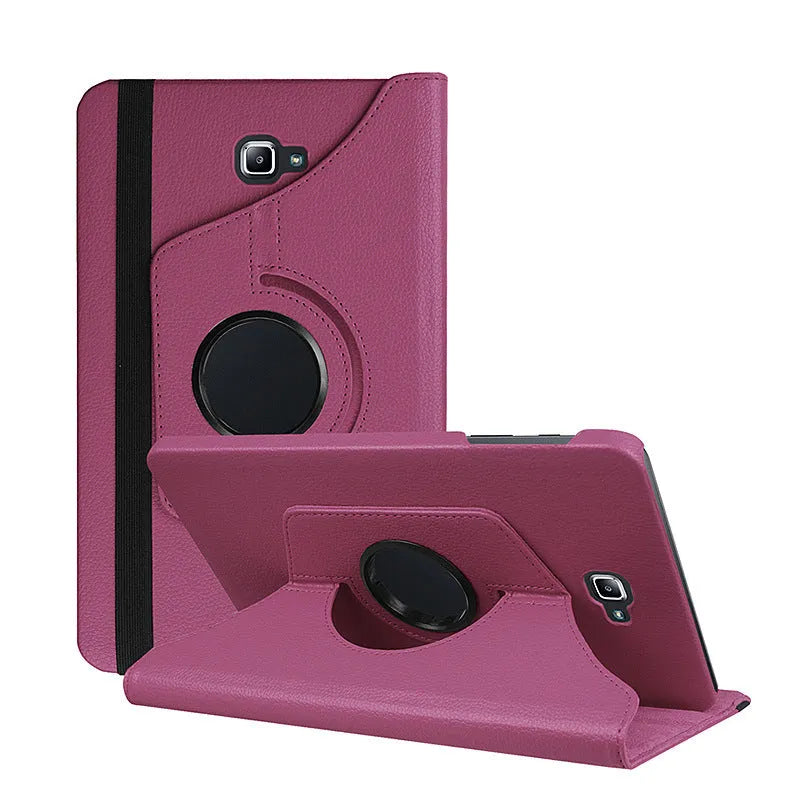 iPad tablet rotating leather case in clamshell design with multiple colour options