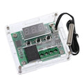 W1209 digital thermostat with acrylic shell and blue light display for temperature regulation