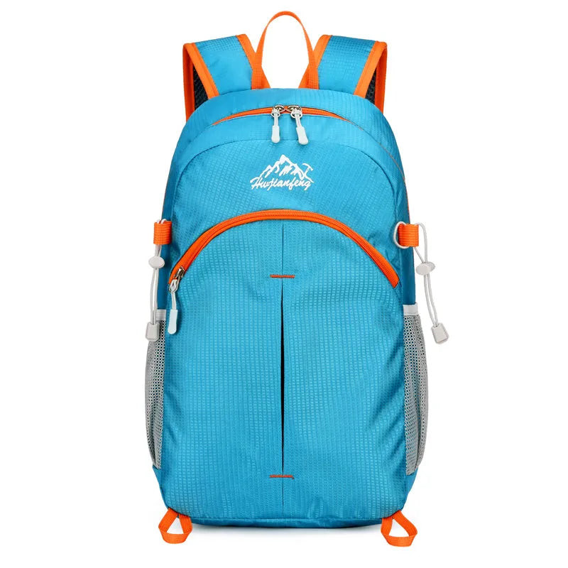 Multi functional lightweight breathable outdoor backpack for cycling and hiking in black