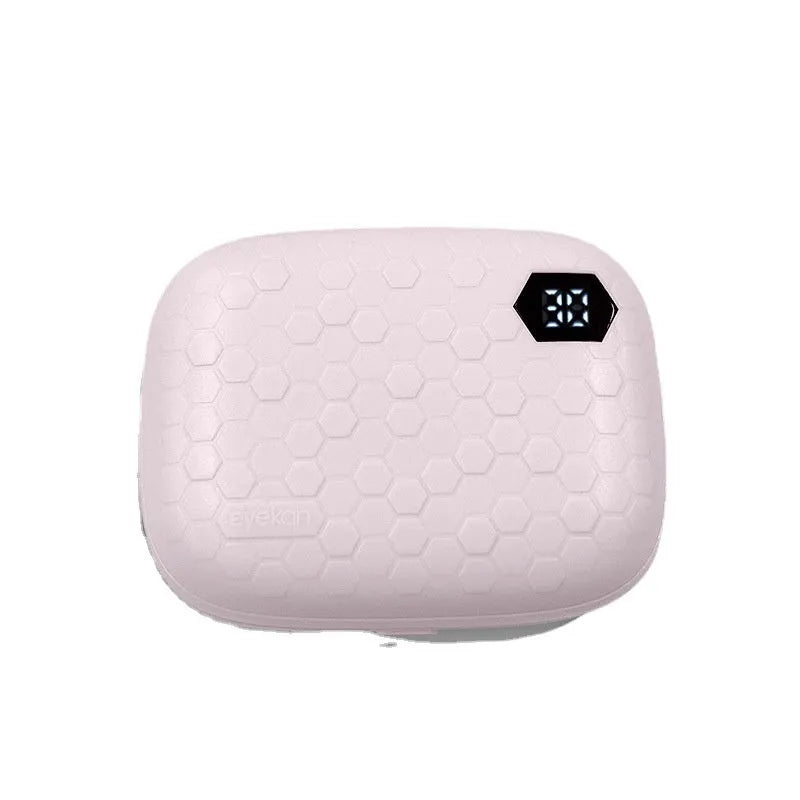 Automatic ultrasonic cleaning machine for invisible glasses in pearl white colour