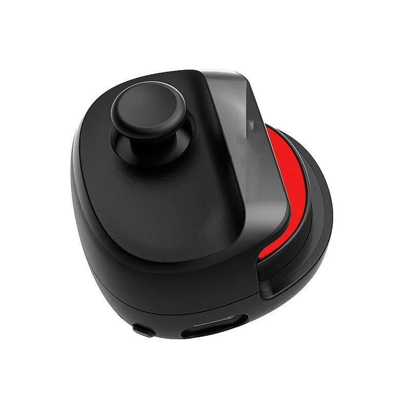 Black or white USB gaming stick controller for mobile phones with compact square design.