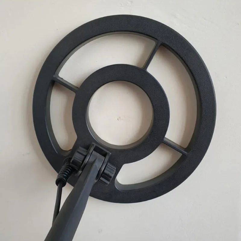 Black and yellow professional metal detector with LCD display and waterproof search coil
