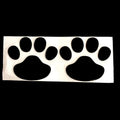 PVC hand-shaped brush and dog footprint car bumper sticker in multiple colours