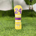 Wooden pole design golf club sleeve set with four headcovers in choice of colours