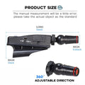 Black golf laser aiming instrument for putting alignment practice
