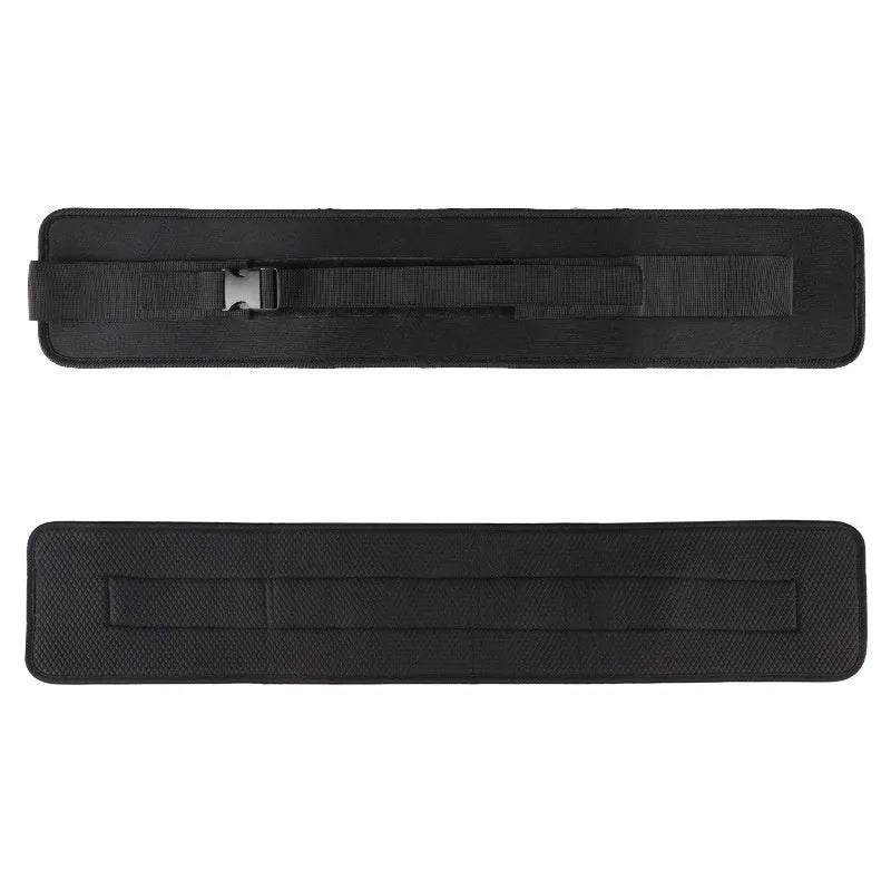 Adjustable hip bridge training belt for weight-bearing exercises with dumbbells or barbells