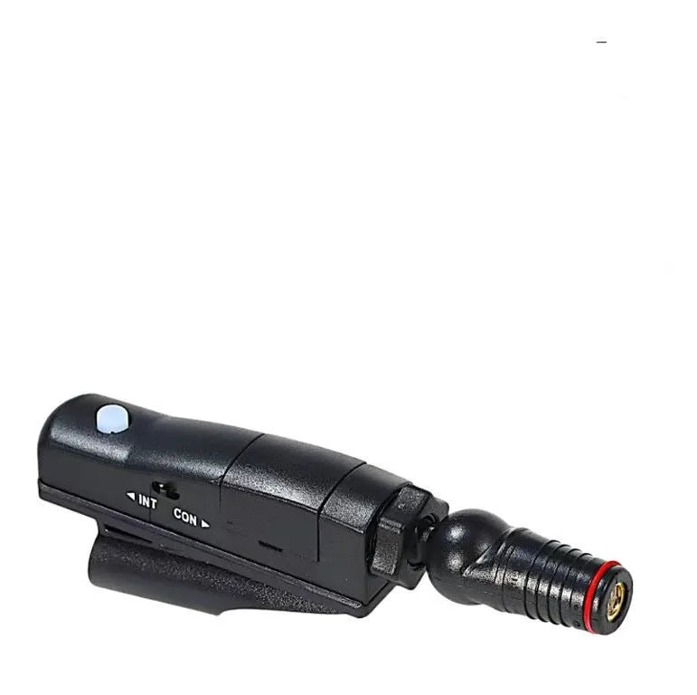 Golf putter laser aiming instrument showing laser sight alignment for putting practice