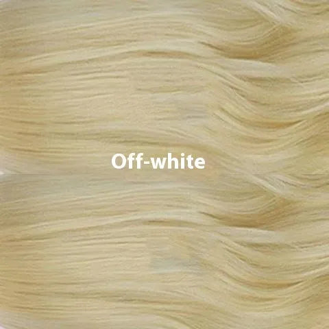 Women's big wave long curly highlight wig in medium curly piano colour on a mannequin head