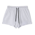 Men's black nylon quick-dry shorts for summer sports and casual wear