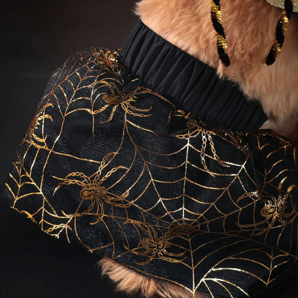 Polyester dog Halloween costume suit in uniform design available in four sizes