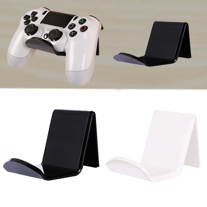 Universal game controller mounting bracket in black, white or transparent for bathroom and door installation