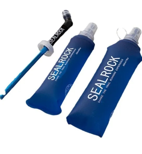 Plastic portable drinking straw for mountain climbing and cycling off-road use