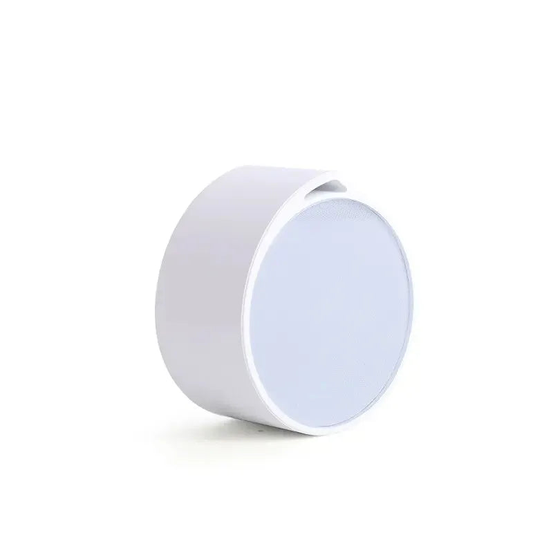 White and blue 2-in-1 nanoscale glass epilator and foot grinder device for personal grooming.