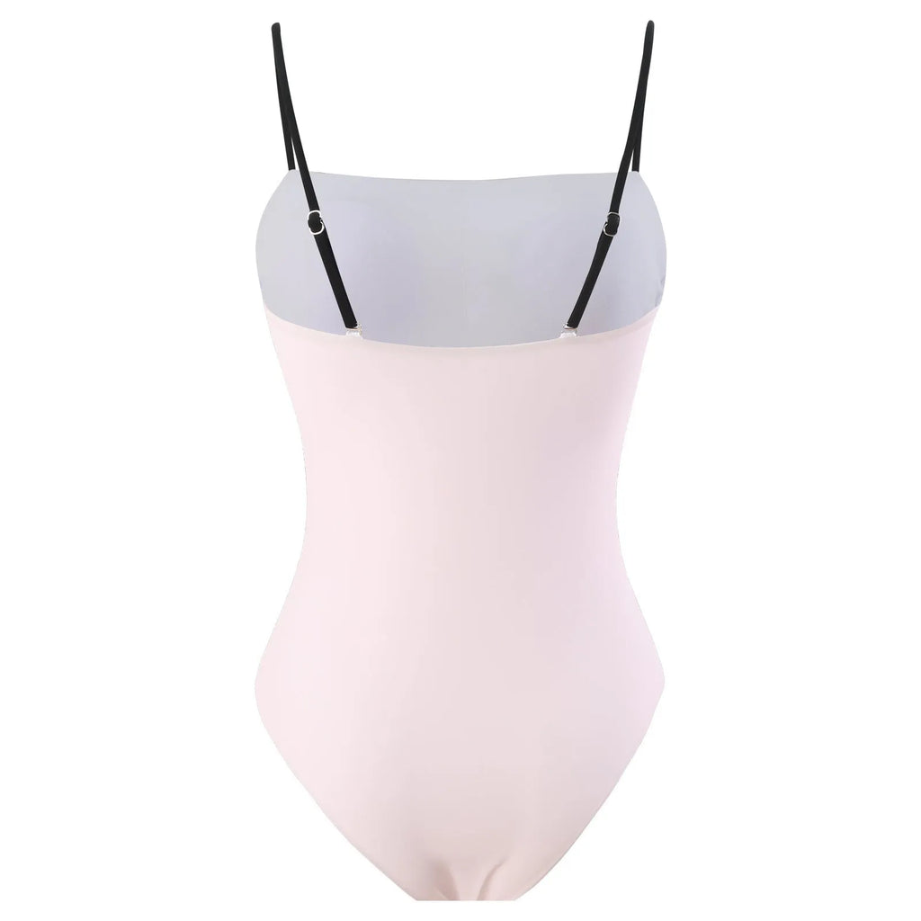 Women's two-piece bikini swimsuit with gauze skirt in polyester fabric