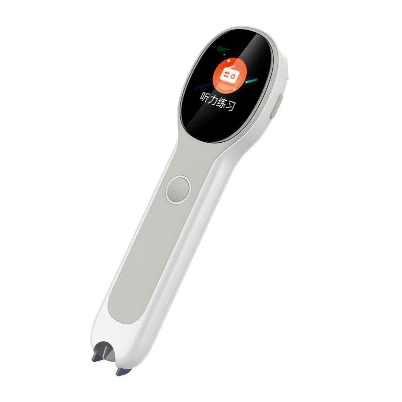 White universal reading pen English learning device with USB cable