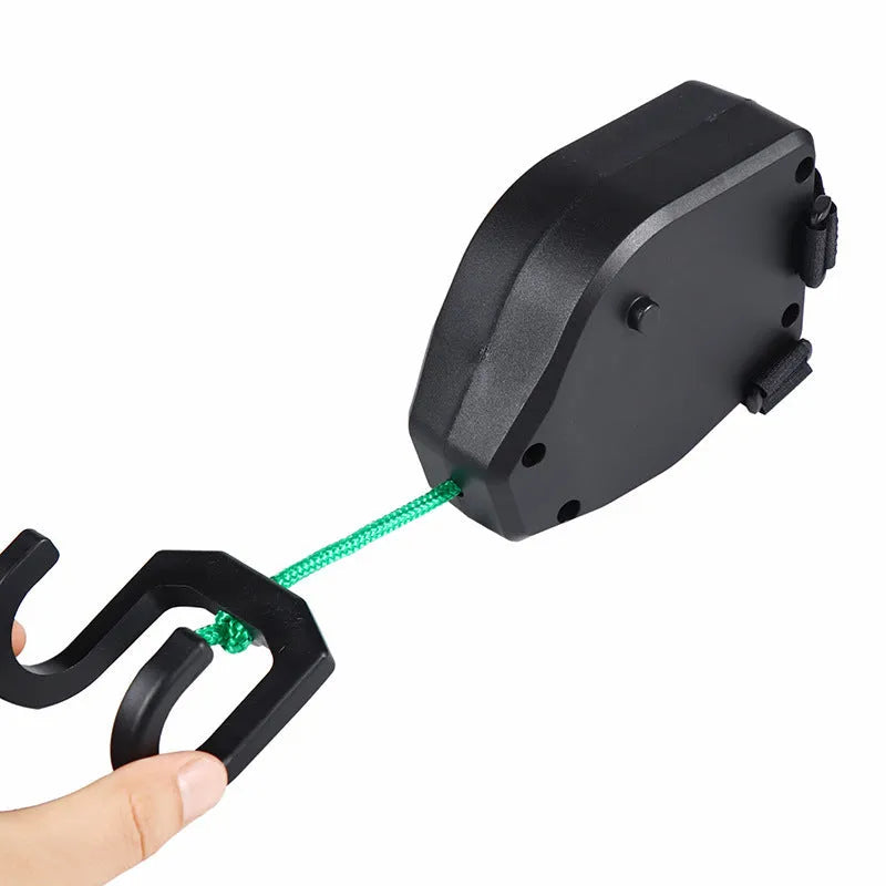 Black plastic bicycle trailer rope for mountain bike to child trailer connection