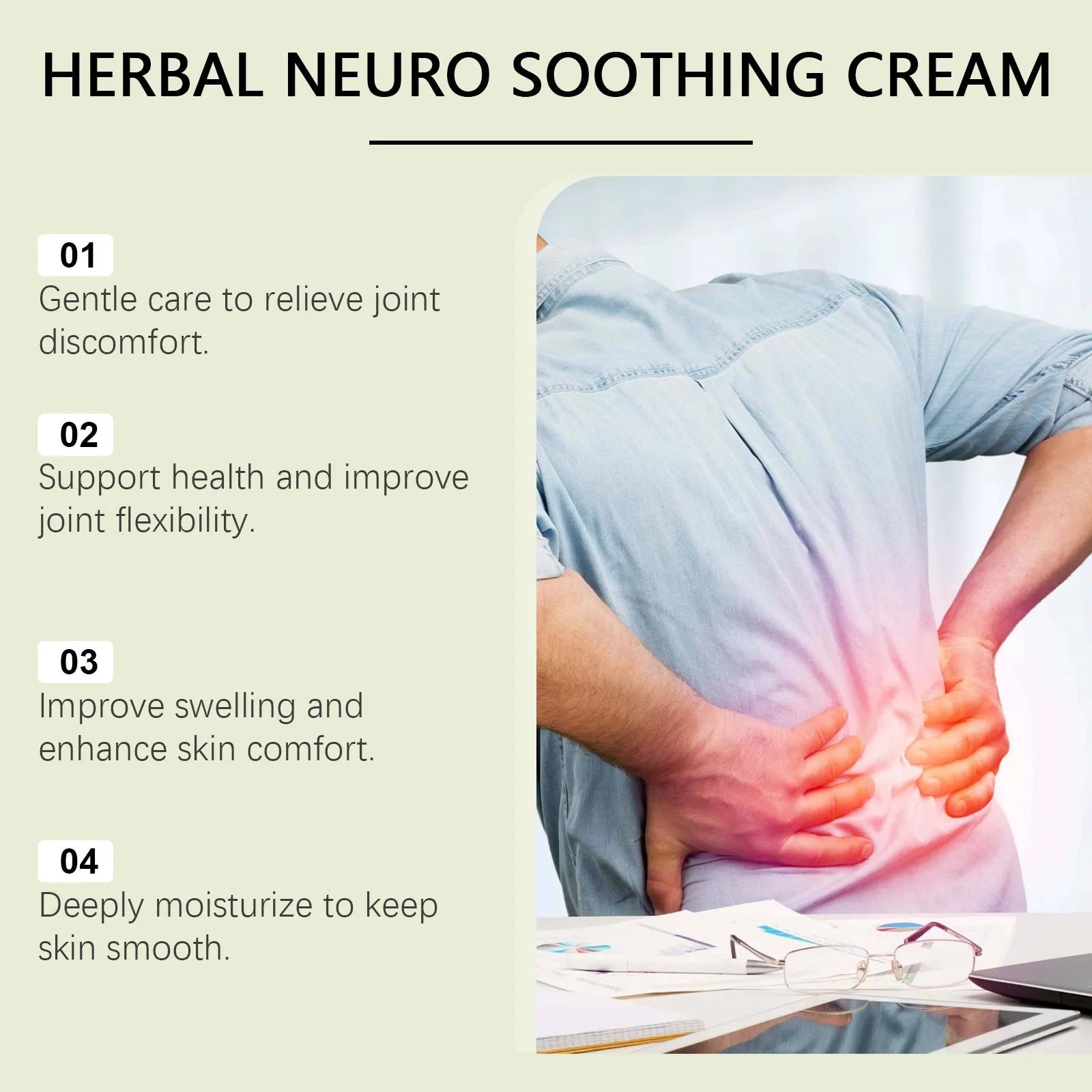 100g tube of arnica and mugwort external body care cream with glycerol and allantoin.