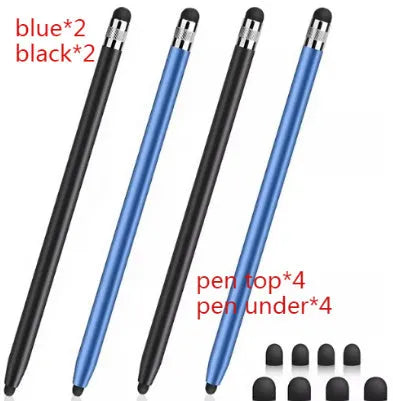 Metal touch screen pen for tablets and mobile phones in multiple colour options