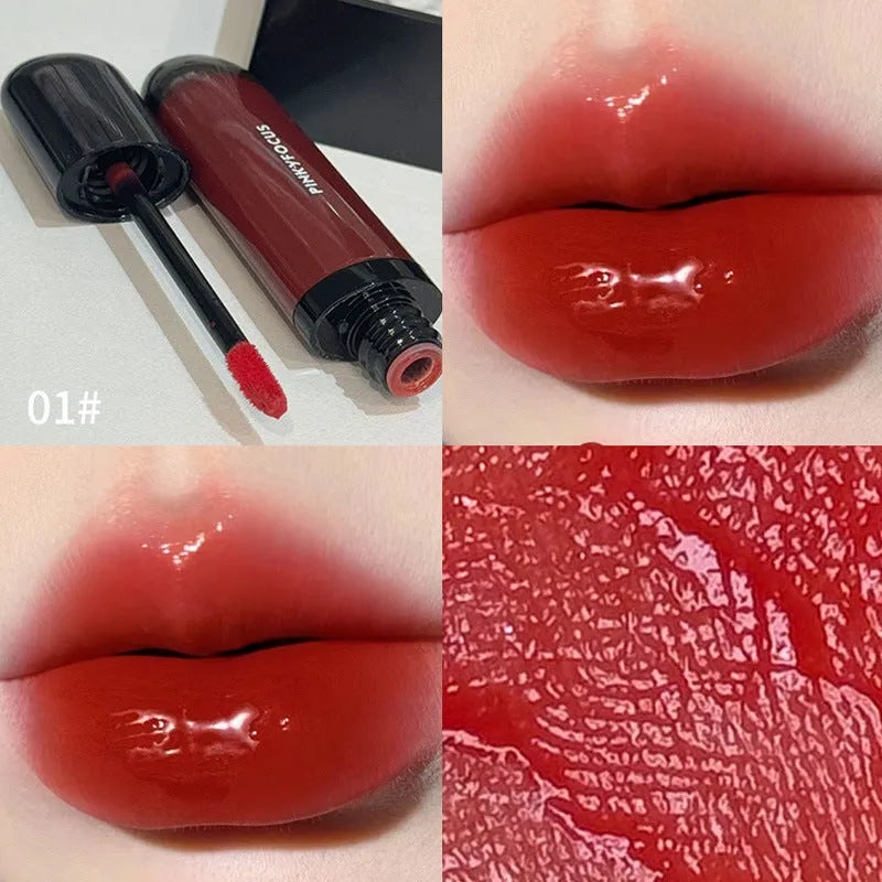 Black Shiny Makeup Mirror Lip Lacquer in six Black Citrus shade options