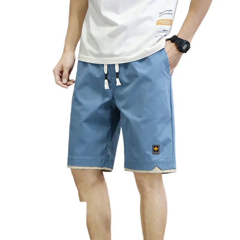 Loose fit casual beach shorts in micro-elastic polyester fabric available in multiple colours