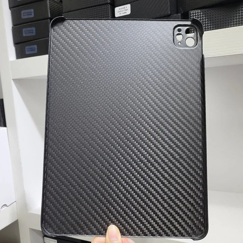 Carbon fibre flat protective hard case for iPad Pro 11 inch tablet with heat dissipation and drop resistance