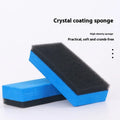 Car repair wax kit containing scratch removal A wax, brightening B wax, and frosted sponge applicator for automotive paint