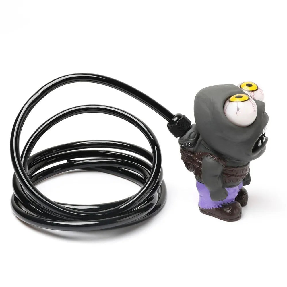 Turbo car blow-off valve decompress ornament kit with explosive eye zombie doll and pressure regulation components
