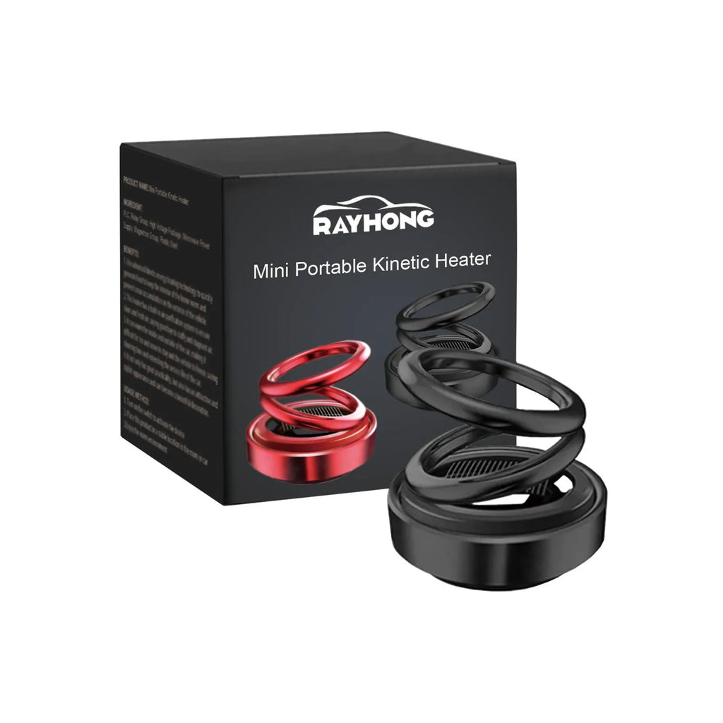 Portable miniature vibration radiator car air freshener heater black red colours