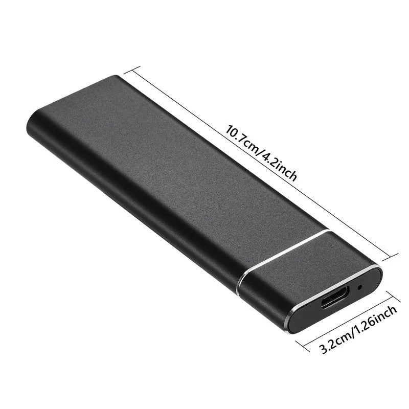 6TB SSD mobile hard disk with metal shell in multiple colour options