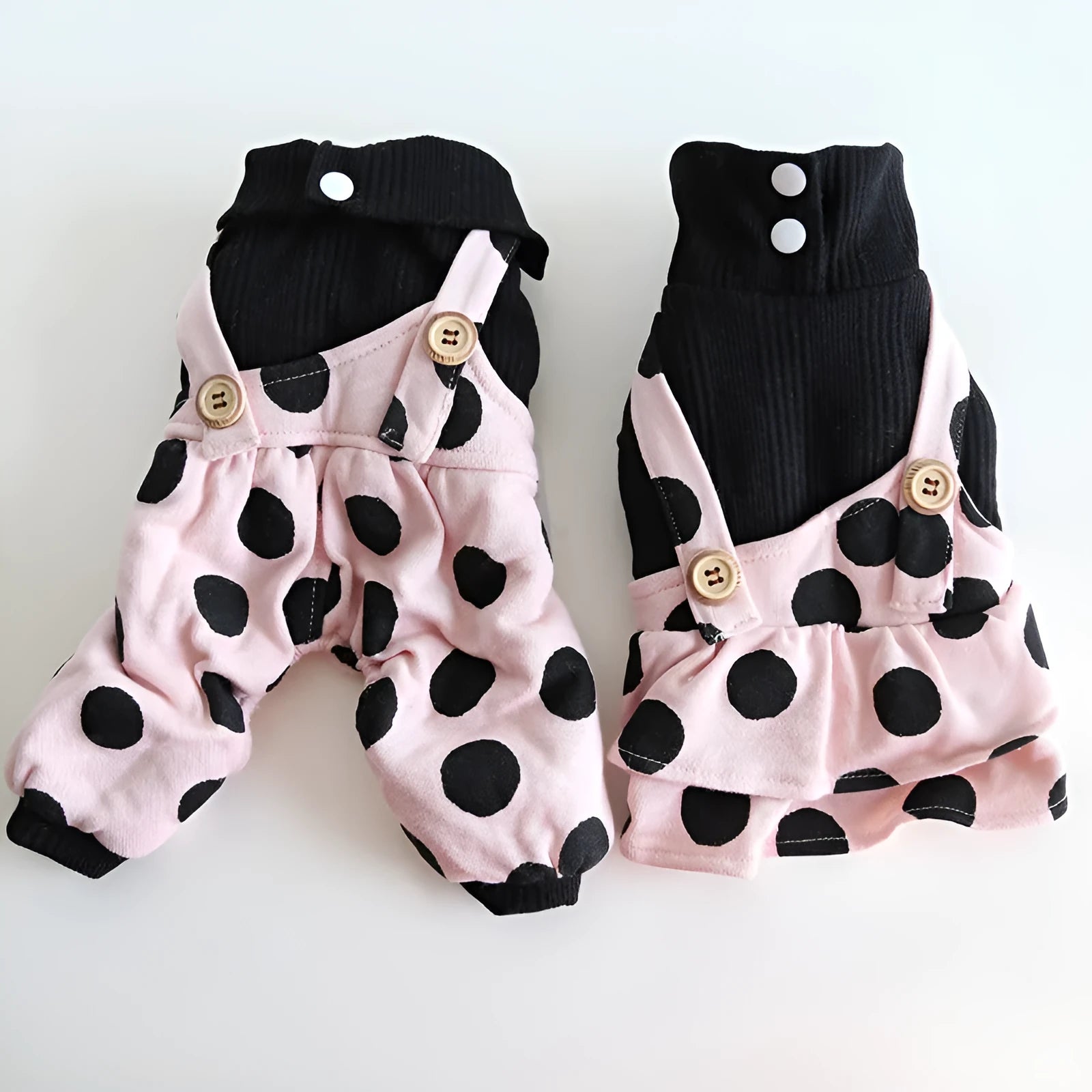 Shoulder strap lapel pet clothing in cloth material with size options from XS to XL