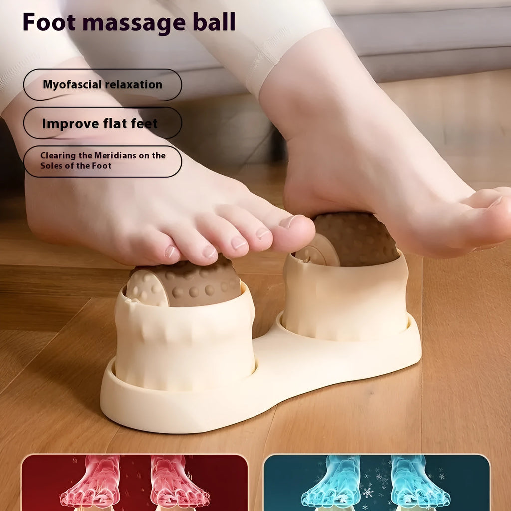 Massage ball for cold and hot compress therapy in caramel mocha and oil fruit green colour options