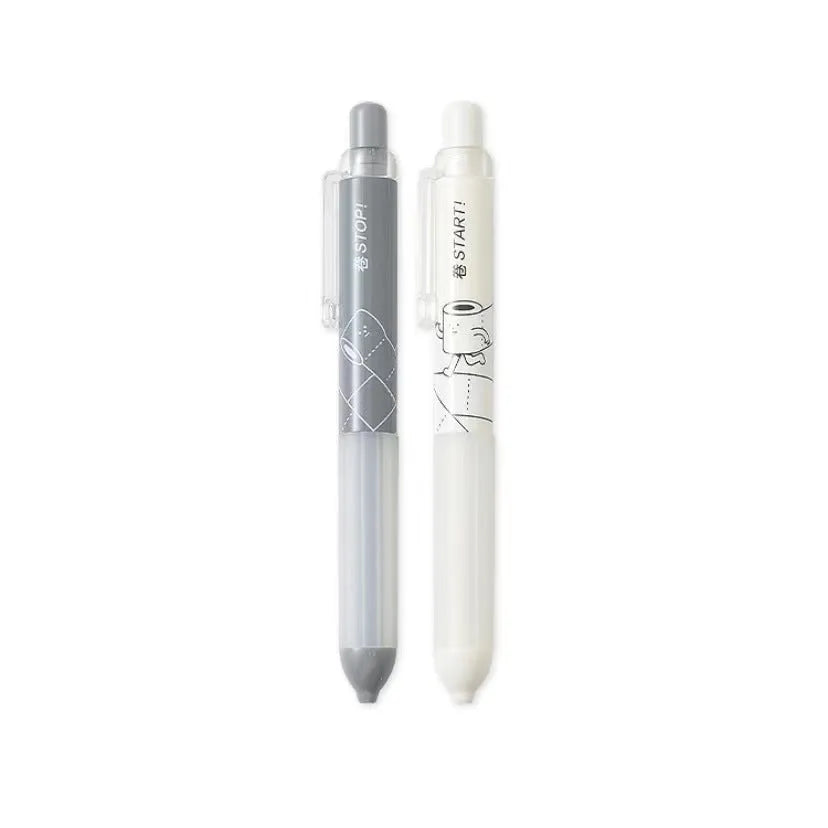 0.5mm mechanical pencil with cloud grip in black and white colours