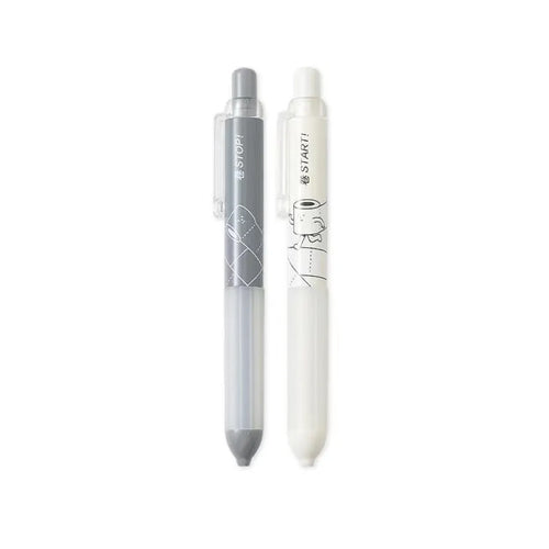 0.5mm mechanical pencil with cloud grip in black and white colours