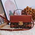 Retro ethnic crossbody bag with small square pattern in multiple colour options
