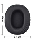 Black soft PU leather replacement earmuff covers for Sony MDR-1R headphones