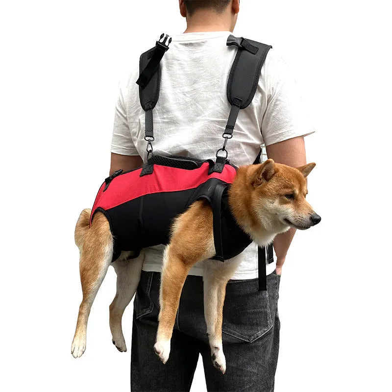 Multifunctional pet backpack that converts to stretcher in Oxford cloth with size options