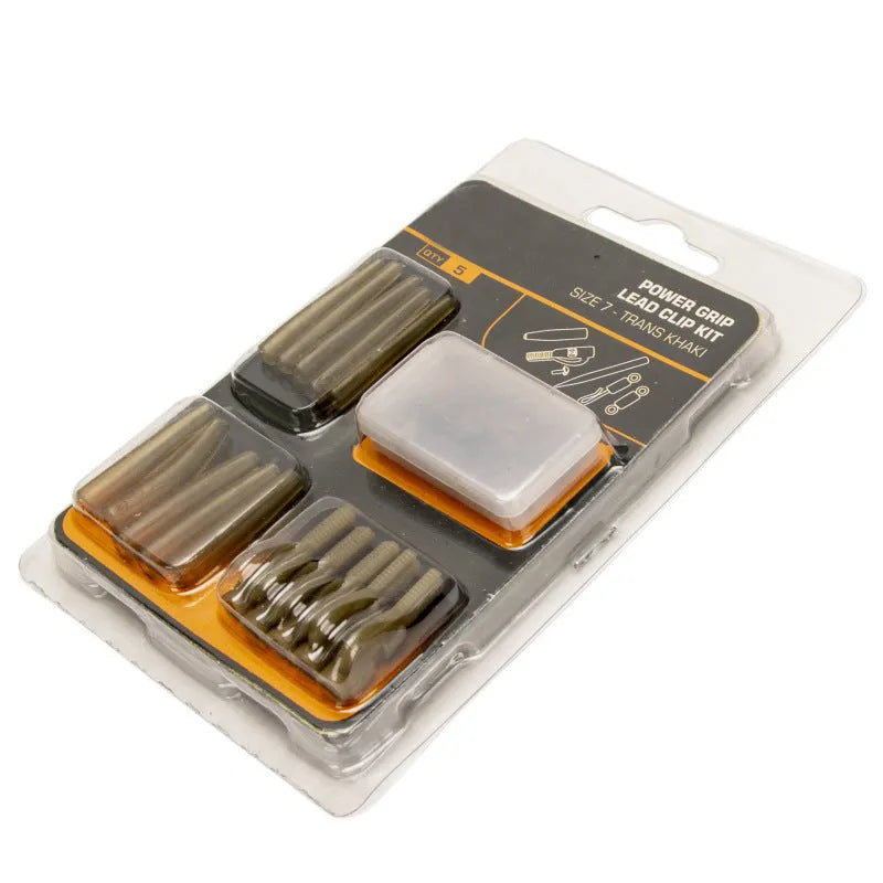 30 piece European carp fishing accessory set with anti-winding pipe threaded hose rotation and screw components
