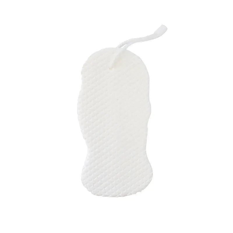 3D fish scale pattern bath sponge in light blue colour showing textured exfoliating surface