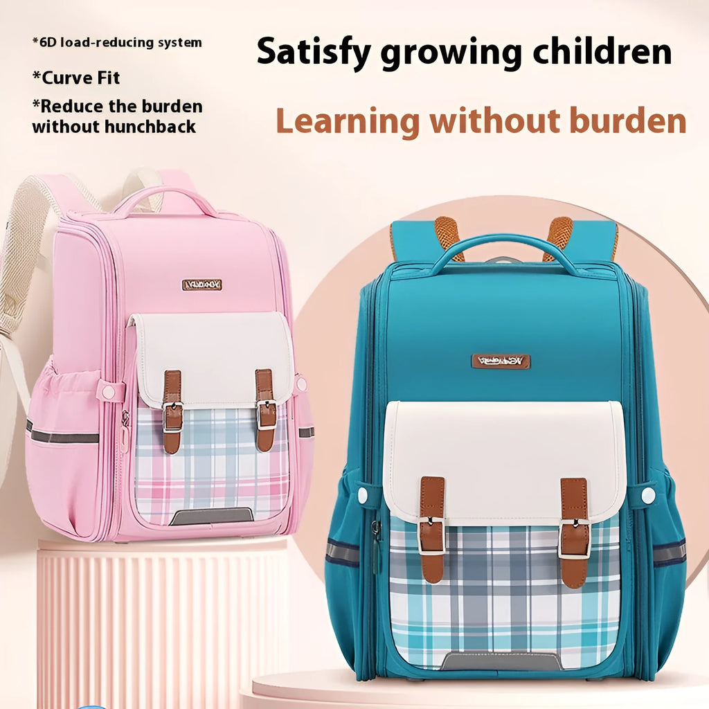 Student school backpack in multiple colours with lightweight large capacity design