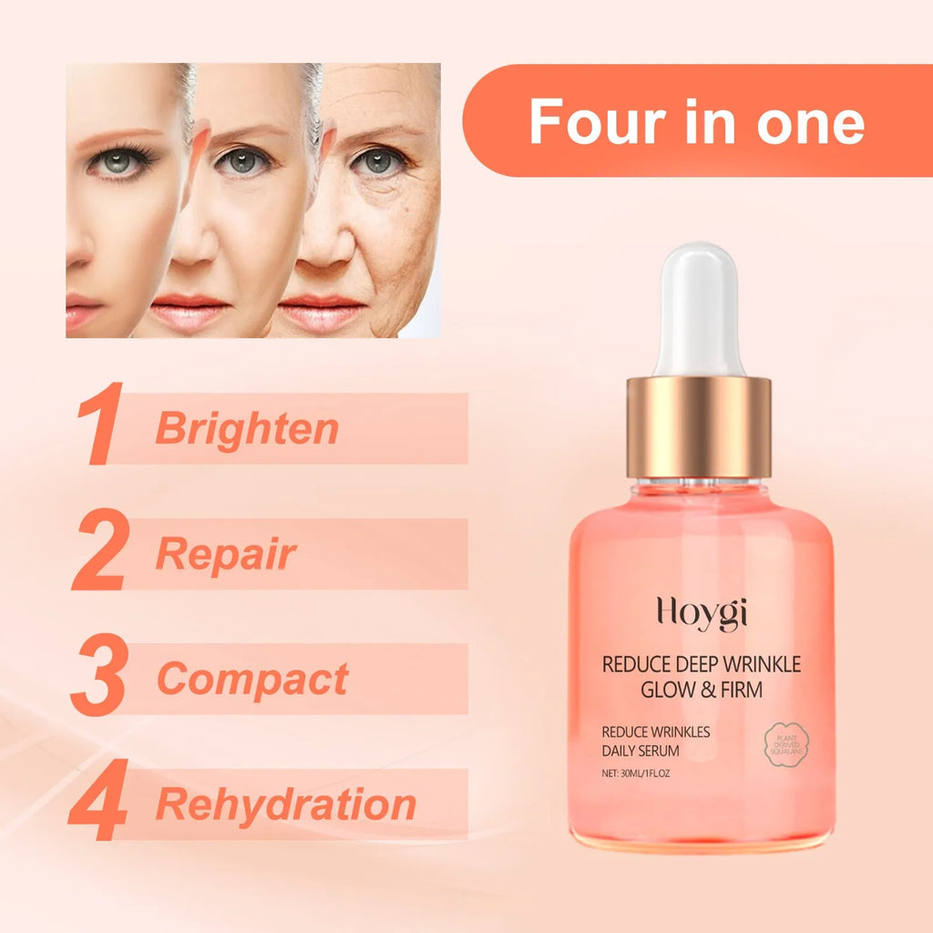 30ml rose essential oil in glass bottle for smoothing wrinkles and brightening skin