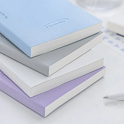 A5 embossed simple visual daily meter book showing cover colour options.