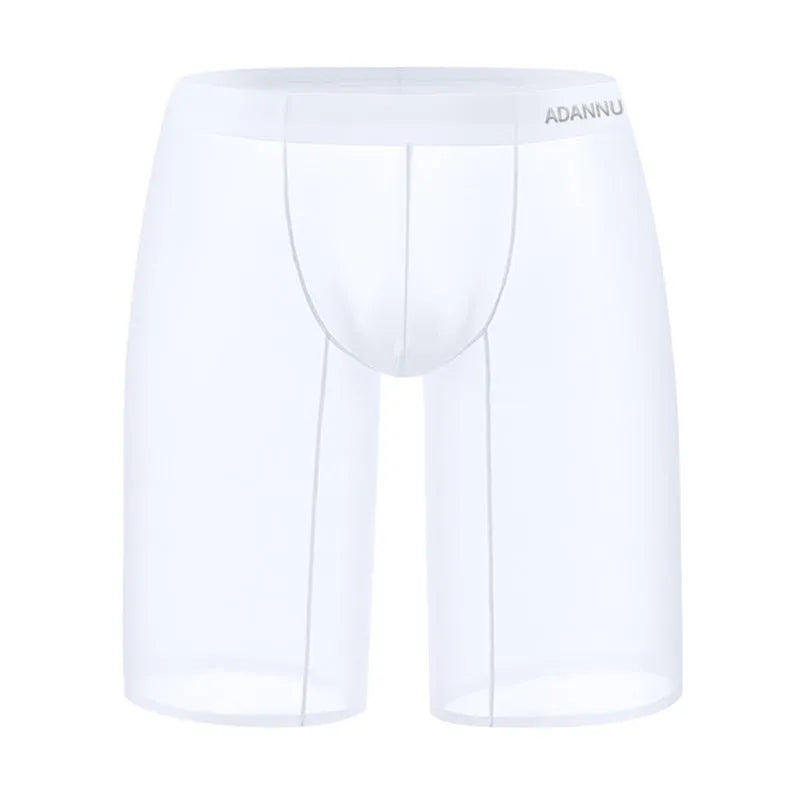 Men's seamless mesh shorts in black, white or pink with hip-lifting fit