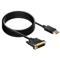 1.8m DP to DVI24+1 adapter cable with copper wire for PC monitor connection