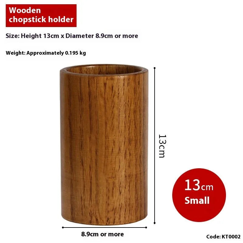 Creative bamboo chopsticks holder for portable household utensil storage.