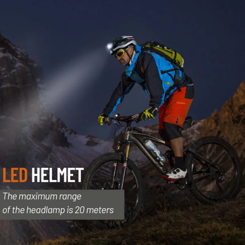 Black and grey smart Bluetooth integrated helmet with warning lights for adult cycling safety