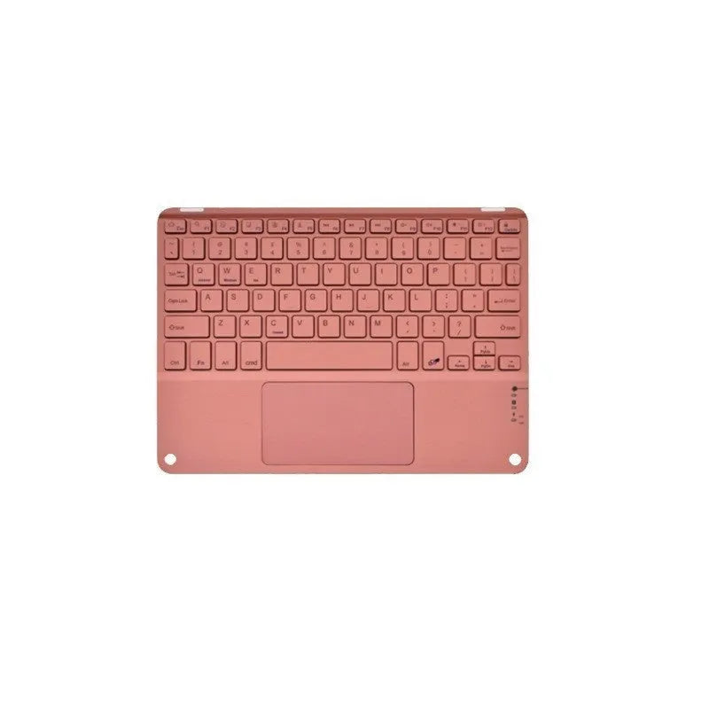 Square Hat Touch Bluetooth wireless charging keyboard with full colour backlight in multiple colour options