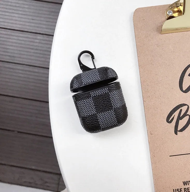 Compatible iPhone XS Max hard plastic case with grid pattern and a small anti-lost hook on the side.